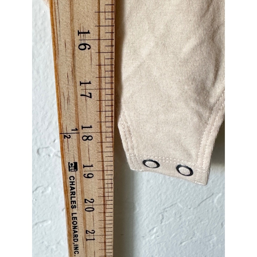 American Eagle Womens Bodysuit Set 2 Pack Beige Green Size Small Boho Clean Girl - Picture 8 of 9